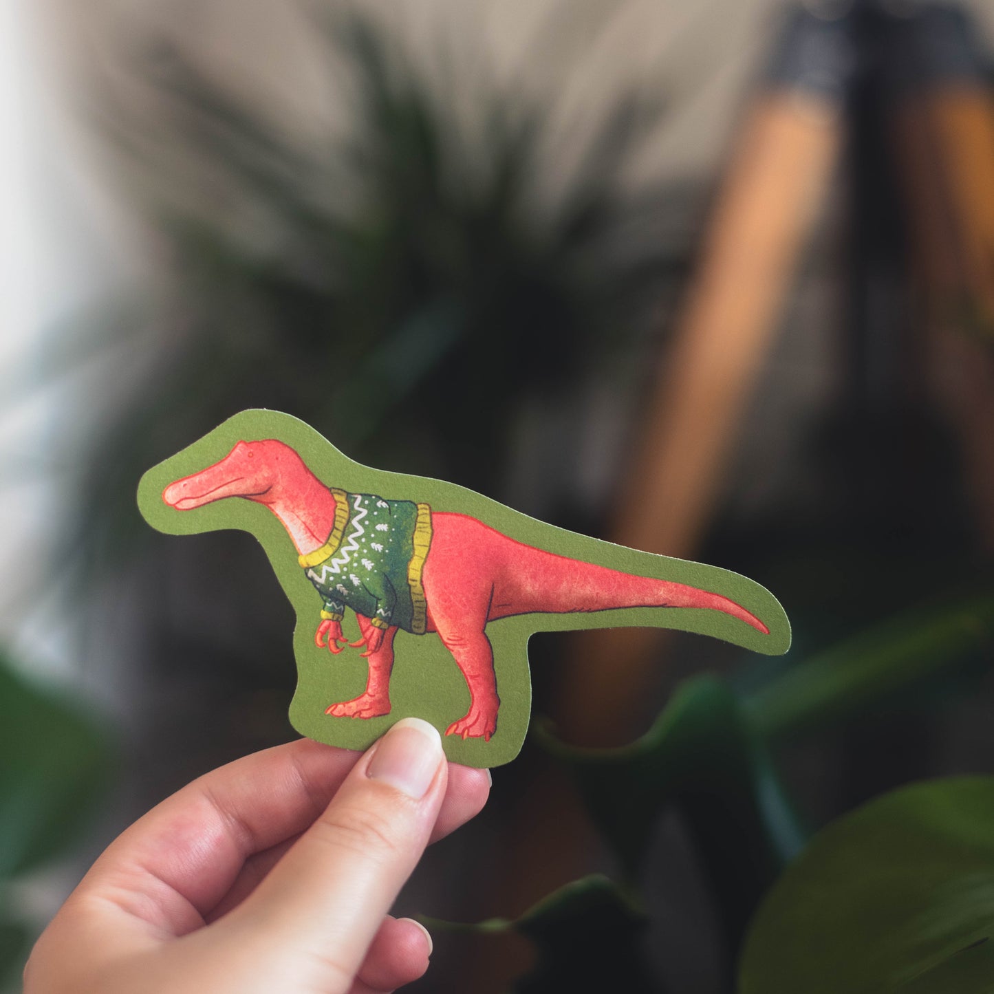 Bundle of Christmas Jumper Dinosaur Stickers