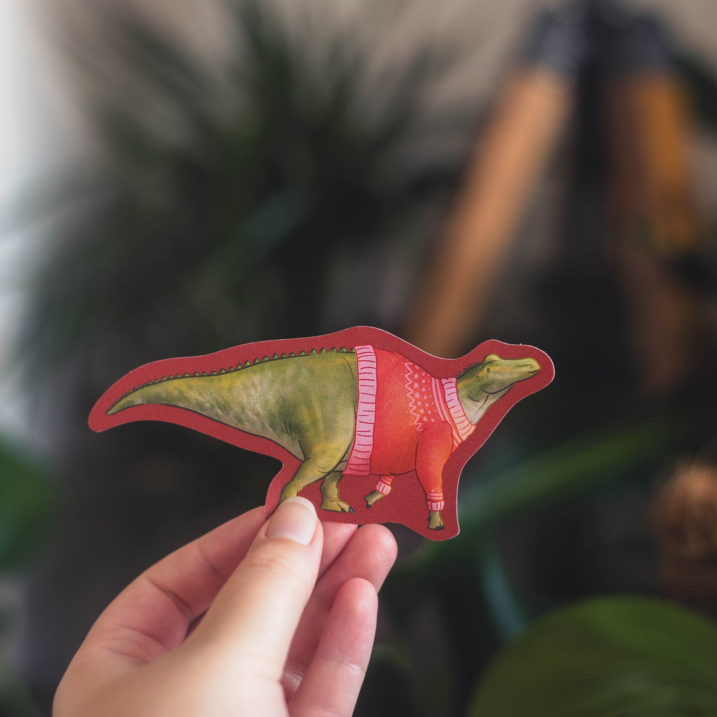 Bundle of Christmas Jumper Dinosaur Stickers