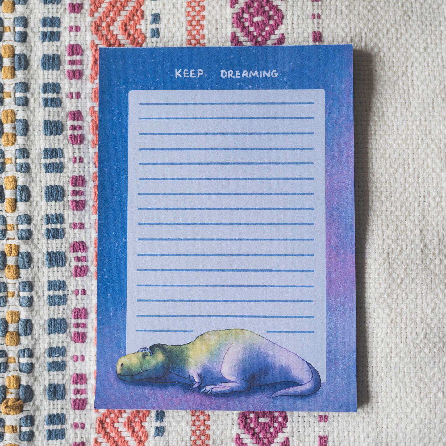 Tyrannosaurus Keep Dreaming A5 Notepad