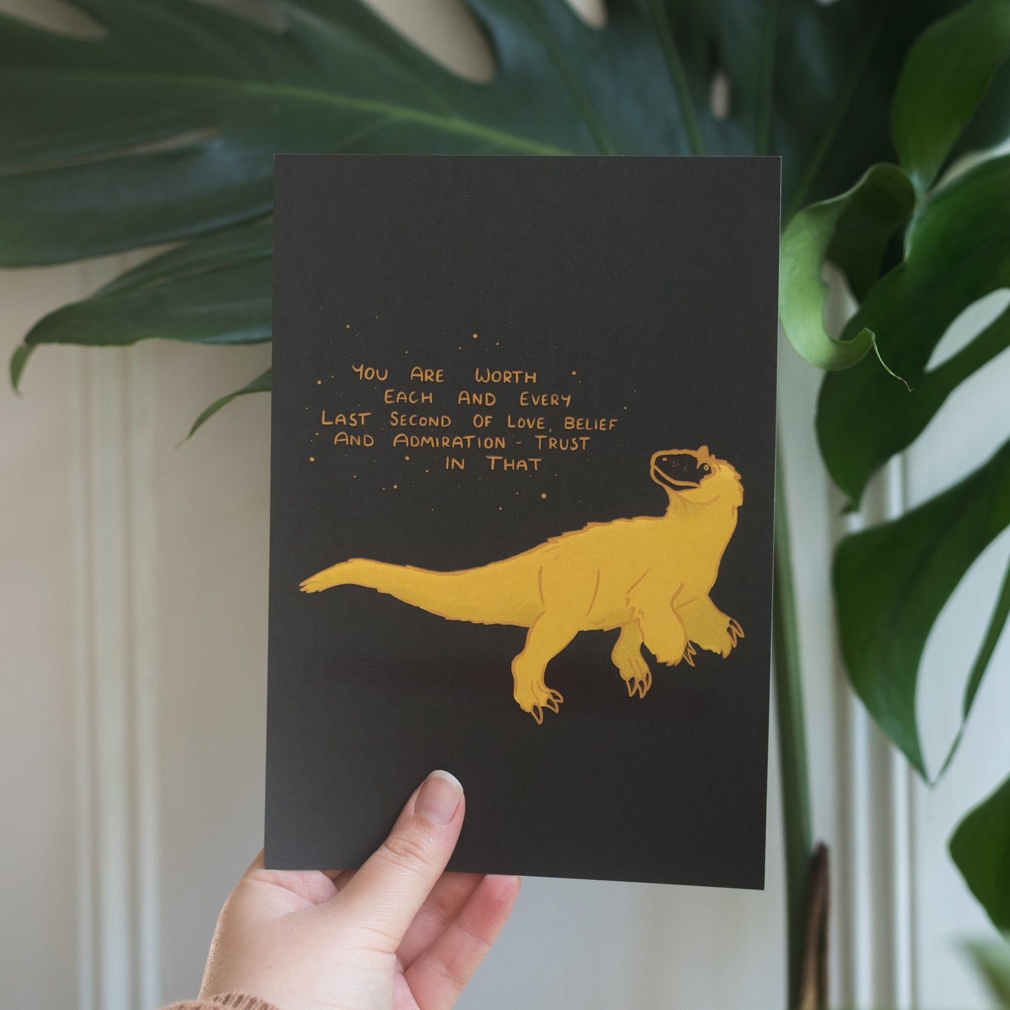 Yutyrannus You Are Worth It Print