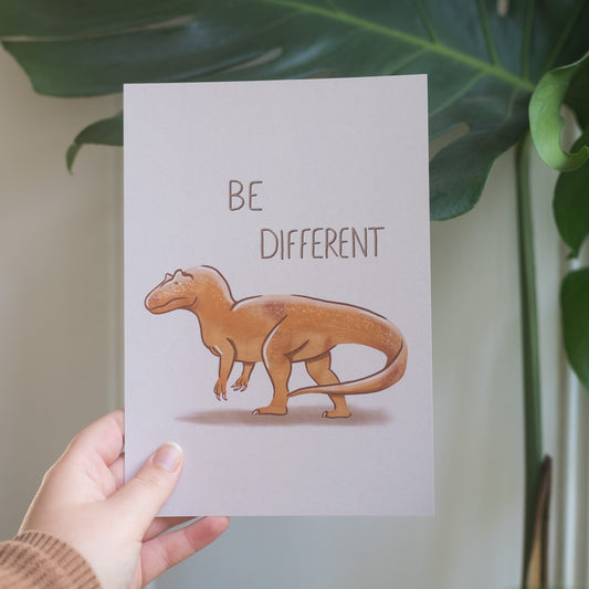 Allosaurus Be Different Print