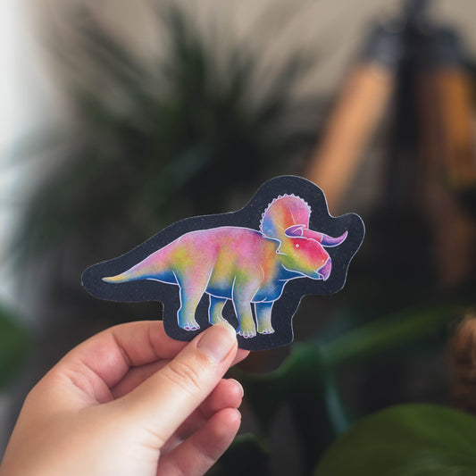 Nasutoceratops Rainbow Sticker