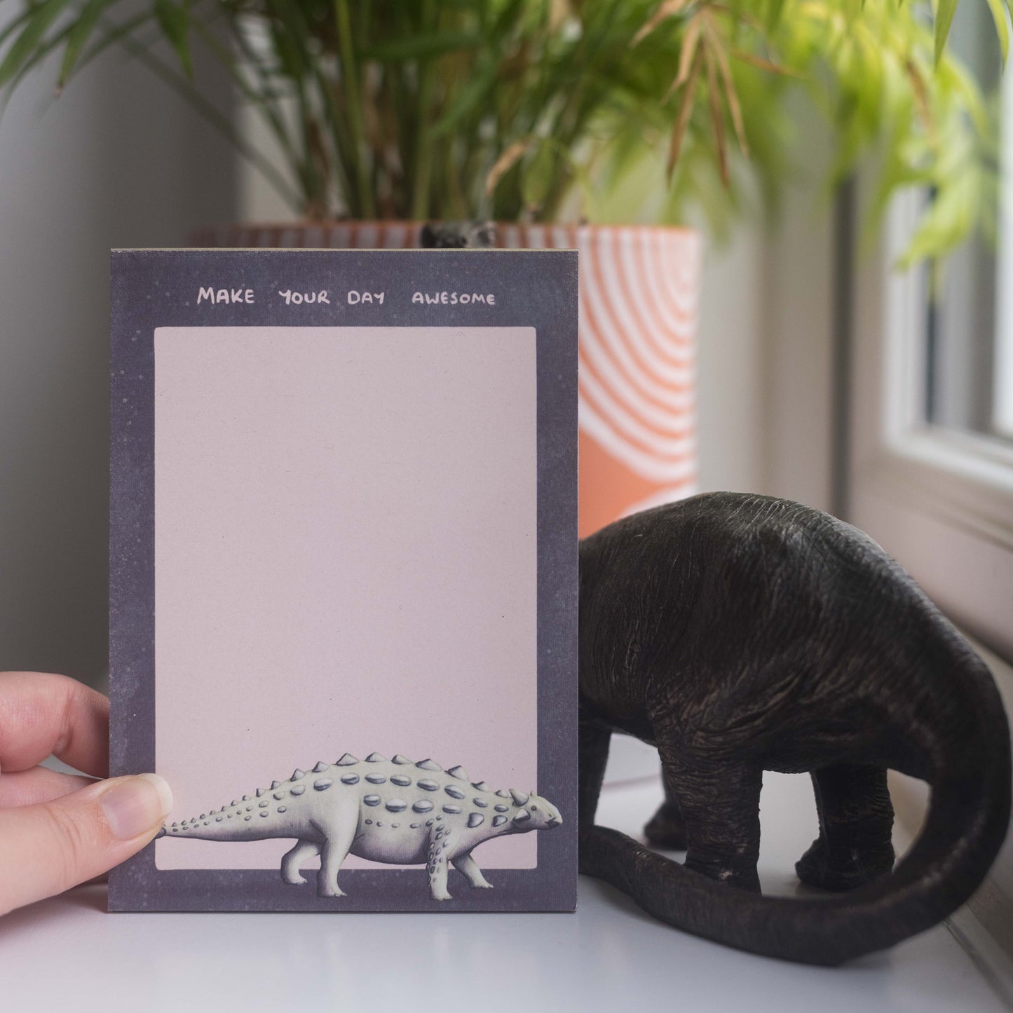 Ankylosaurus Make Your Day Awesome A6 Notepad