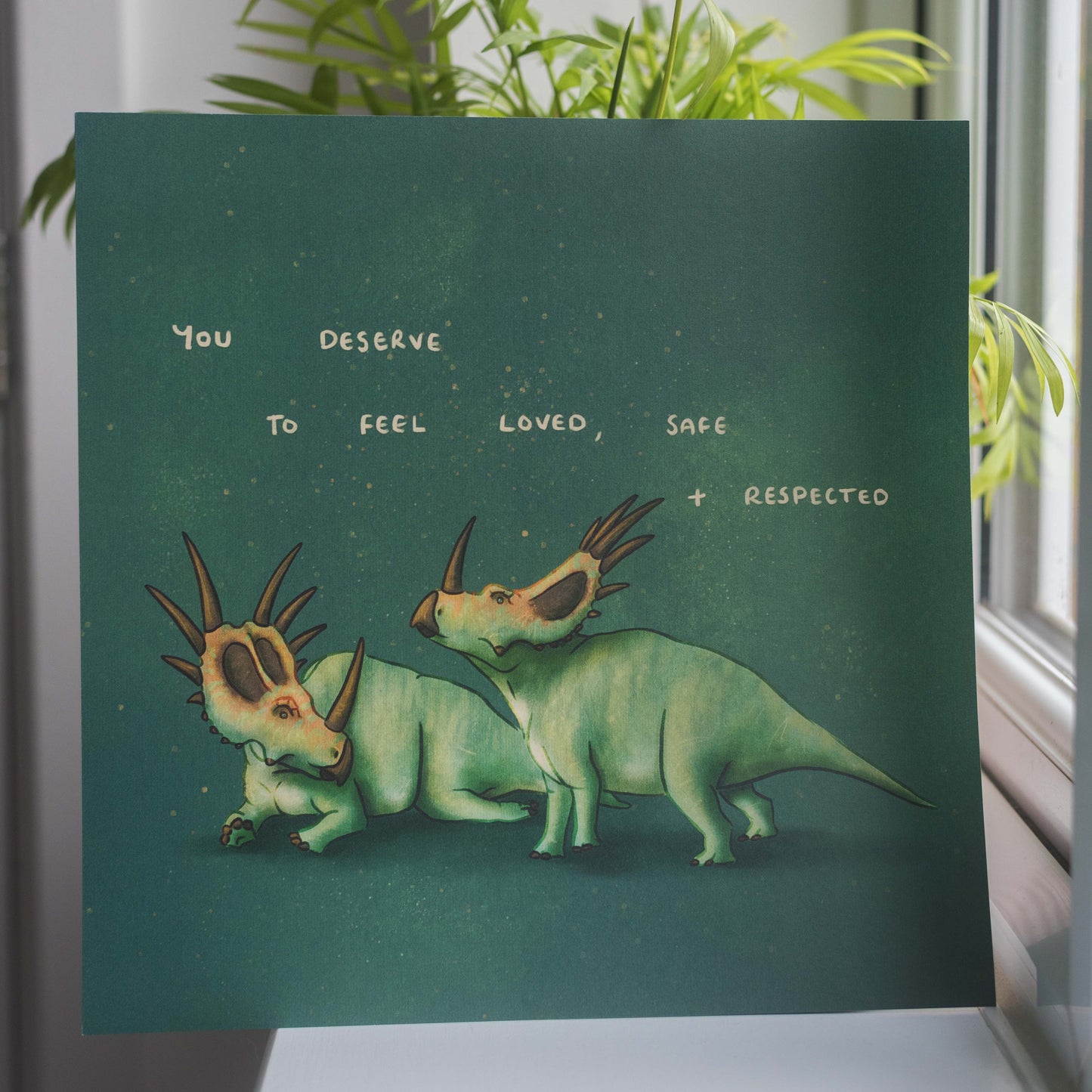 Styracosaurus You Deserve To Feel Loved 300mm Print