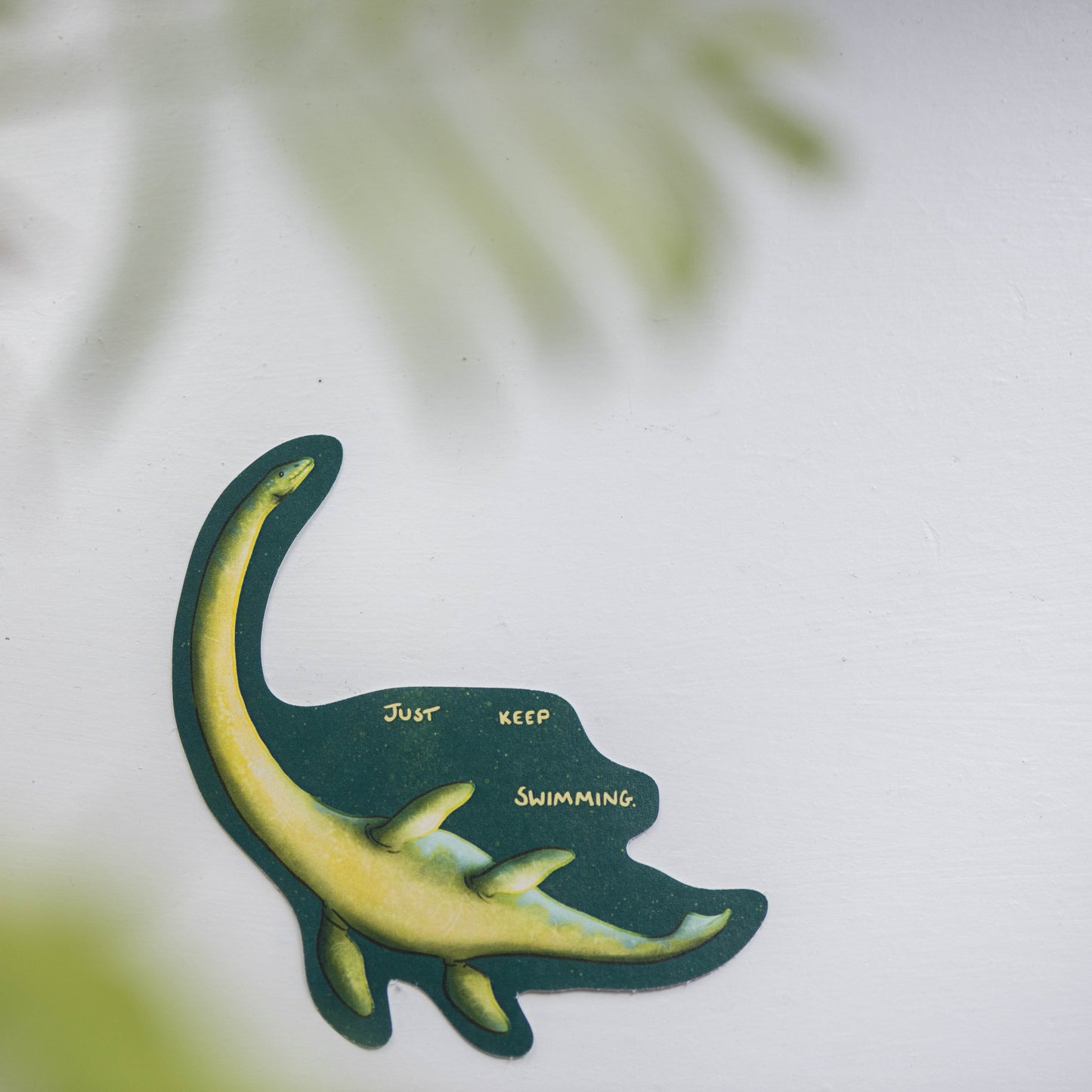 Elasmosaurus Just Keep Swimming Sticker