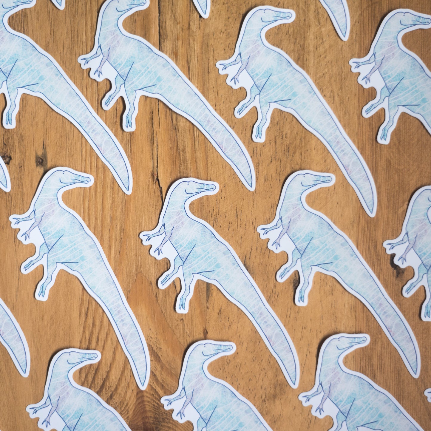 Bundle of Aquatic Themed Spinosaurid Vinyl Stickers