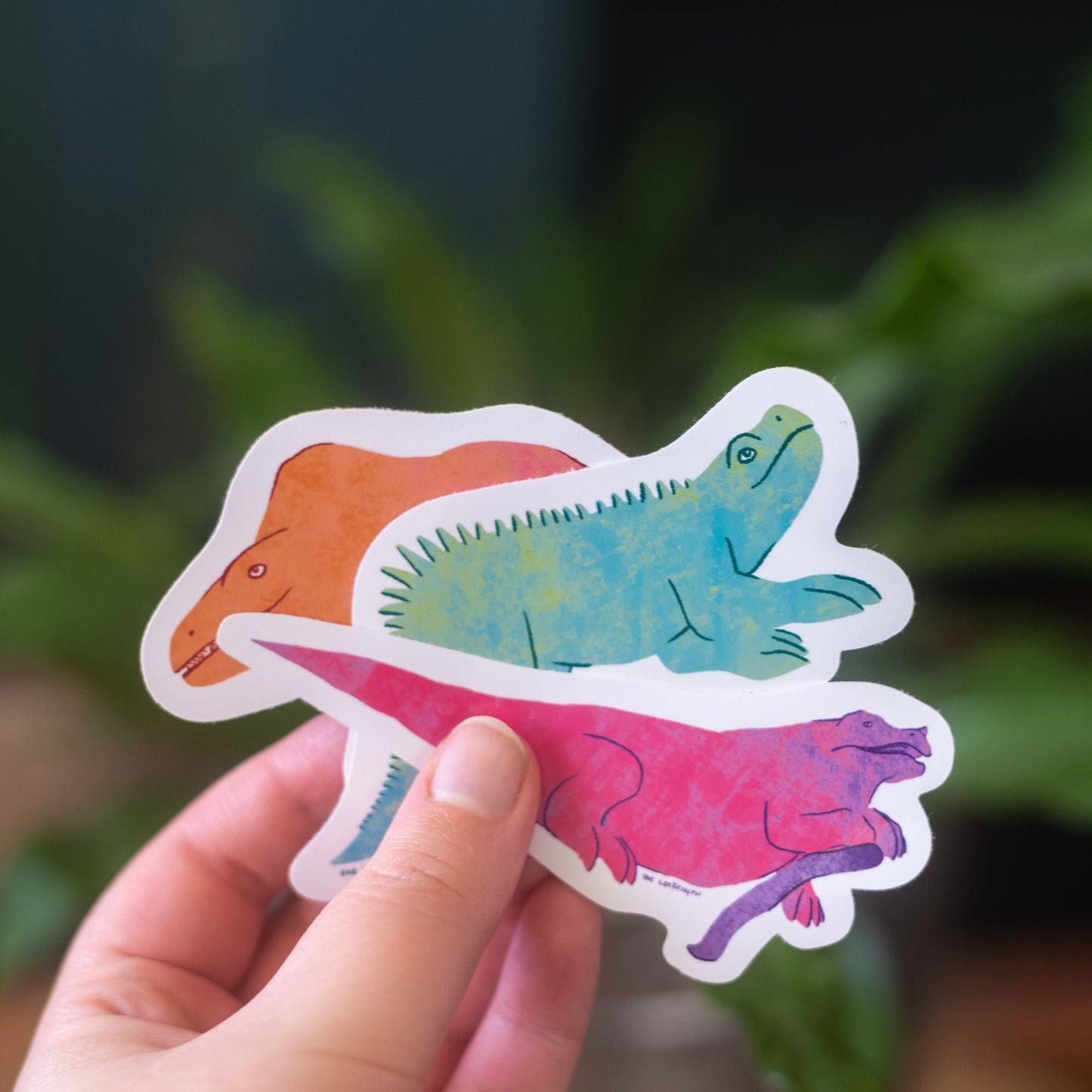 Bundle of Crystal Palace Dinosaur Vinyl Stickers