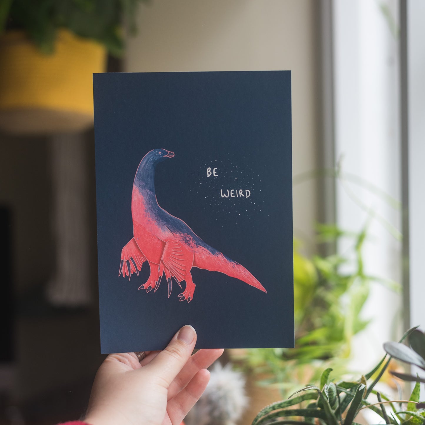 Nothronychus Be Weird Print