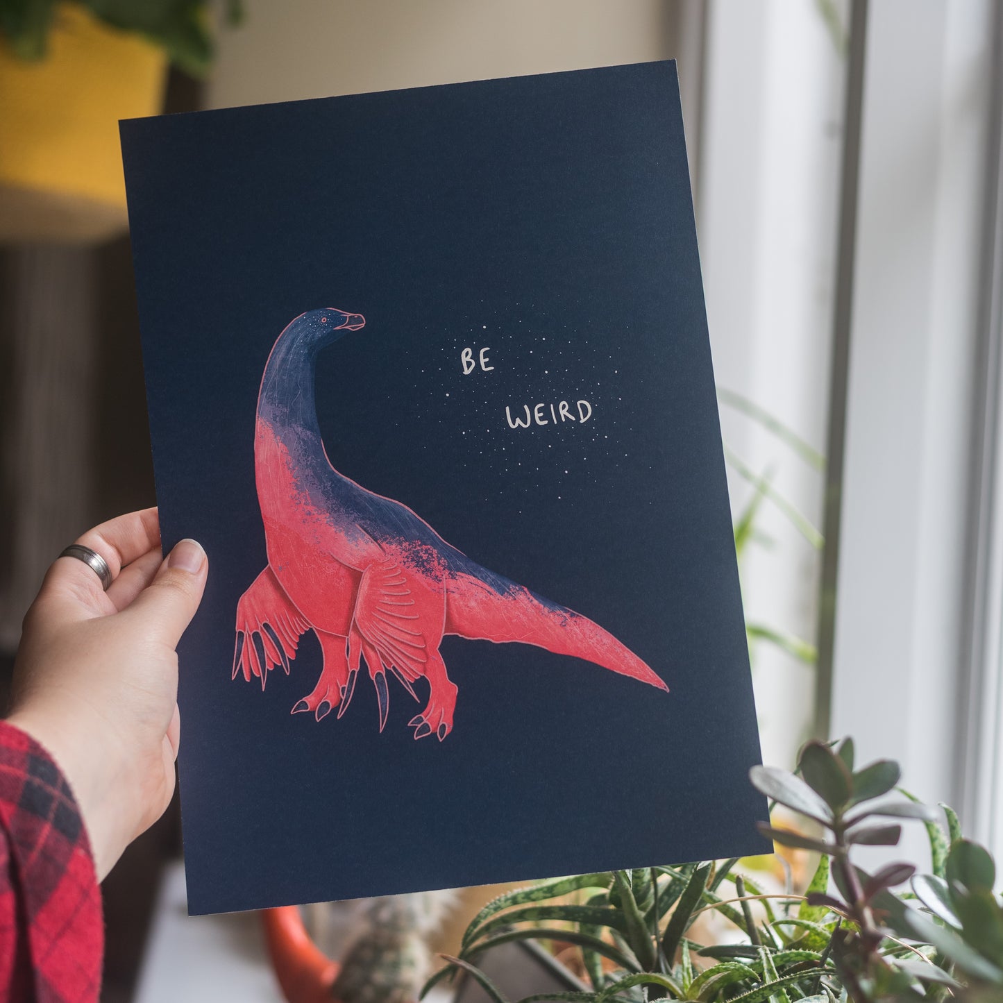 Nothronychus Be Weird Print