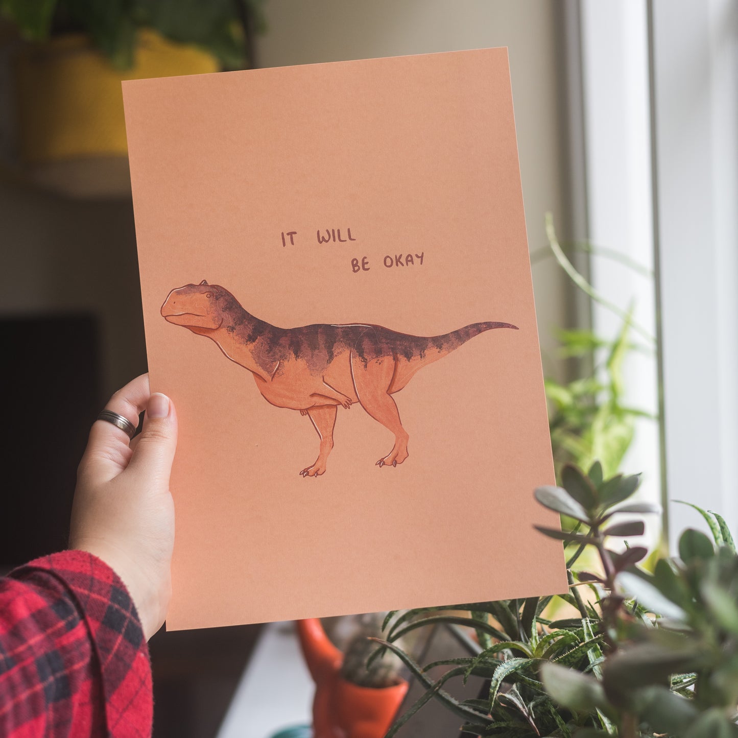 Majungasaurus It Will Be Okay Print