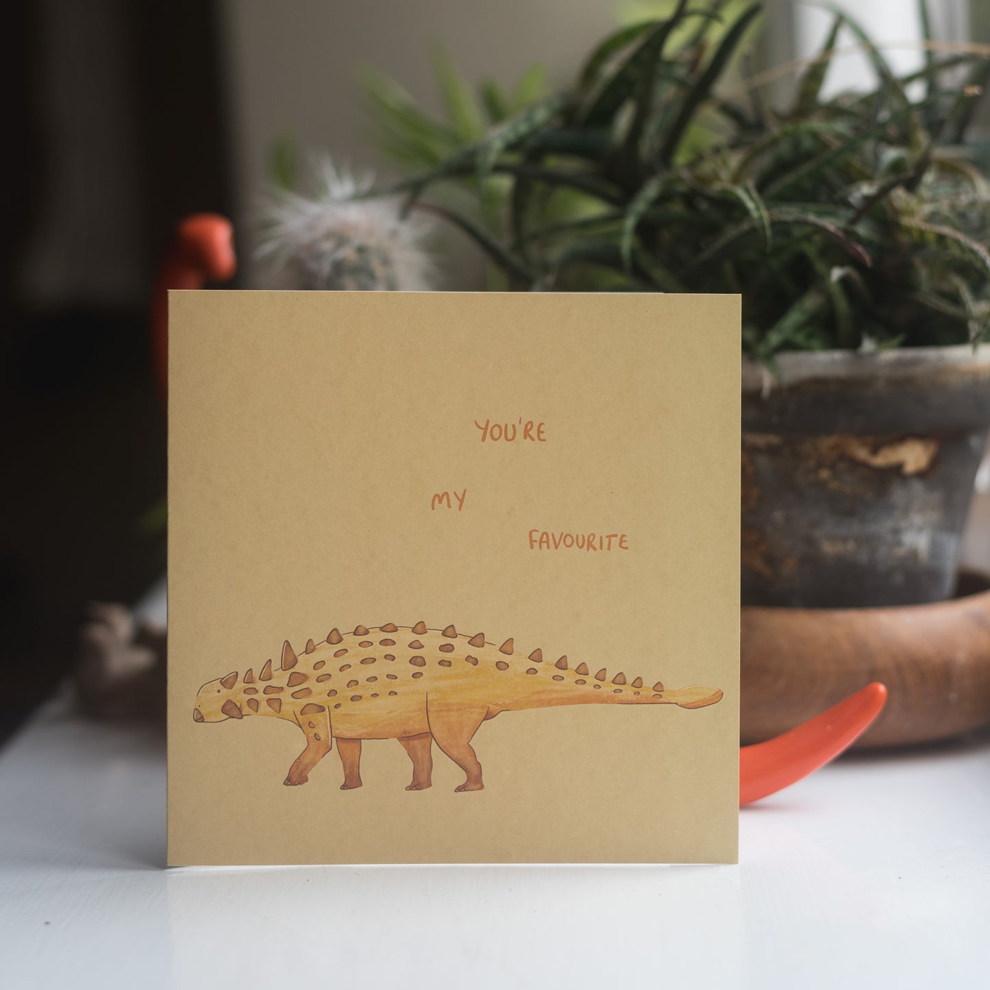 Euoplocephalus You're My Favourite Greetings Card