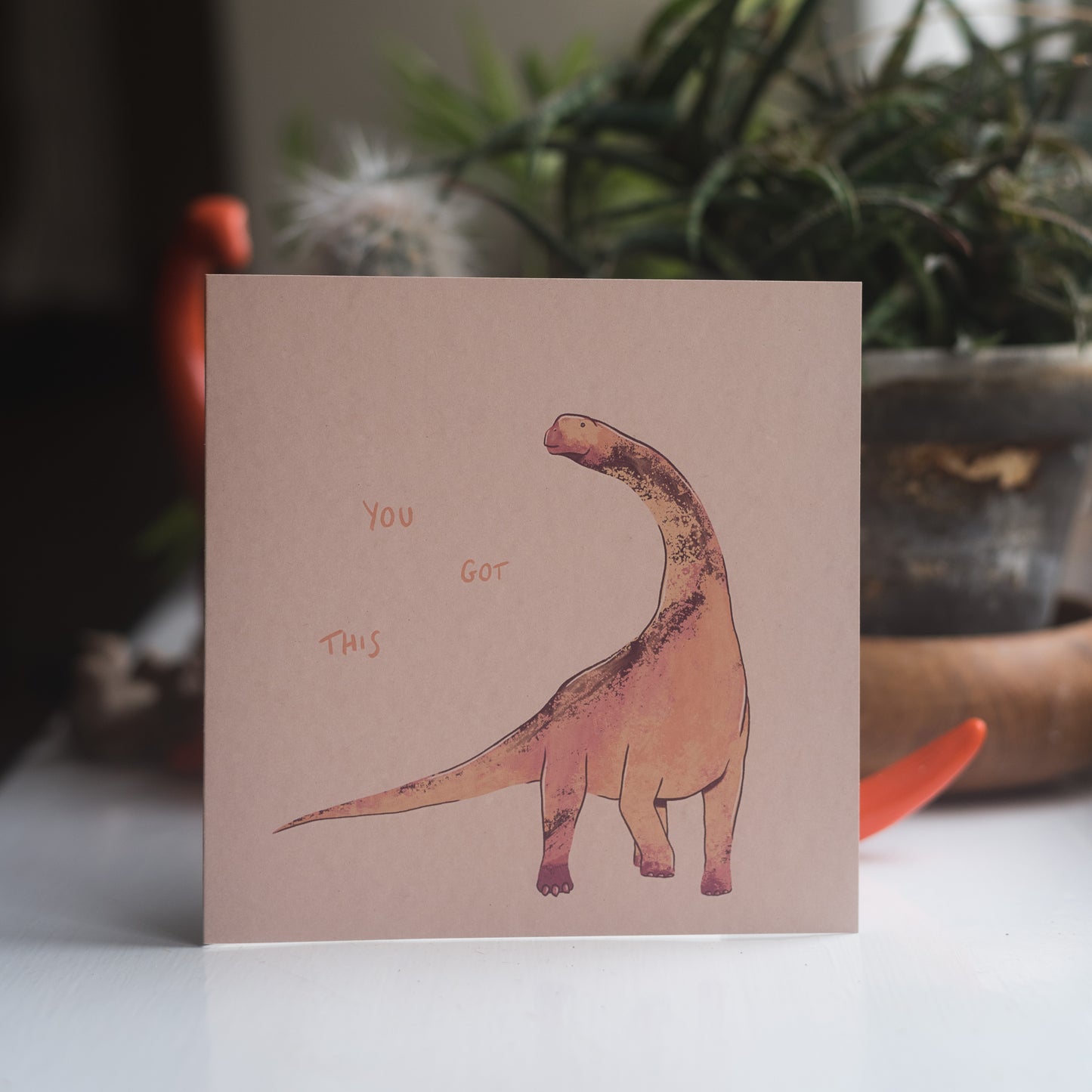Cetiosaurus You Got This Greetings Card