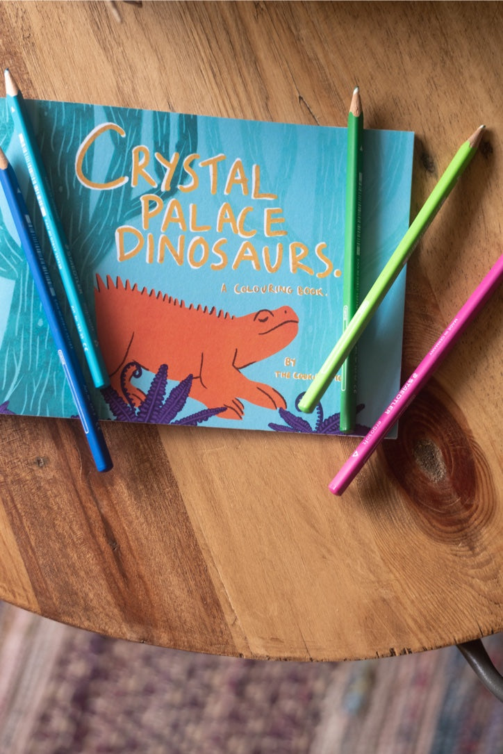 Crystal Palace Dinosaurs: a colouring book