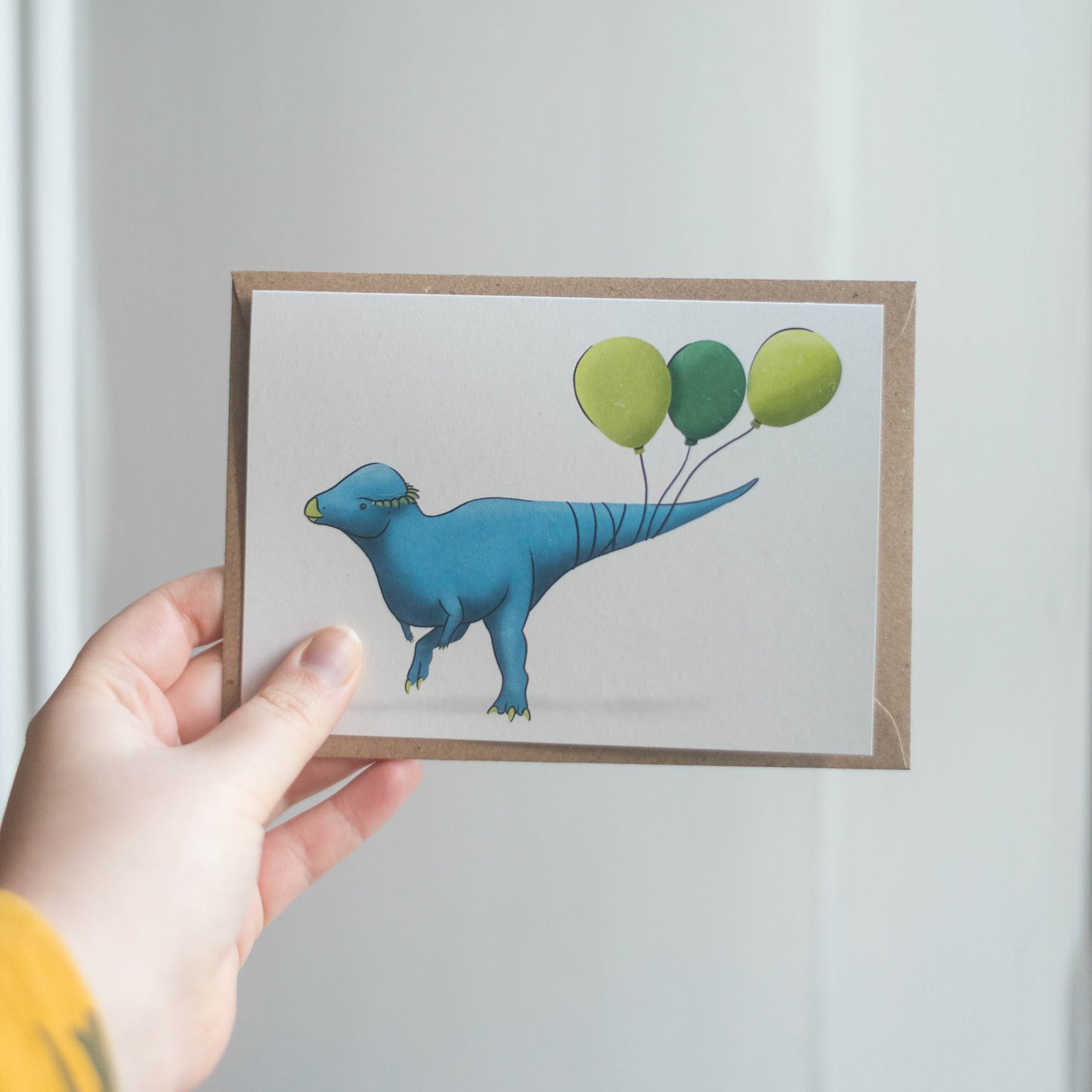 Balloon Acrotholus Greetings Card