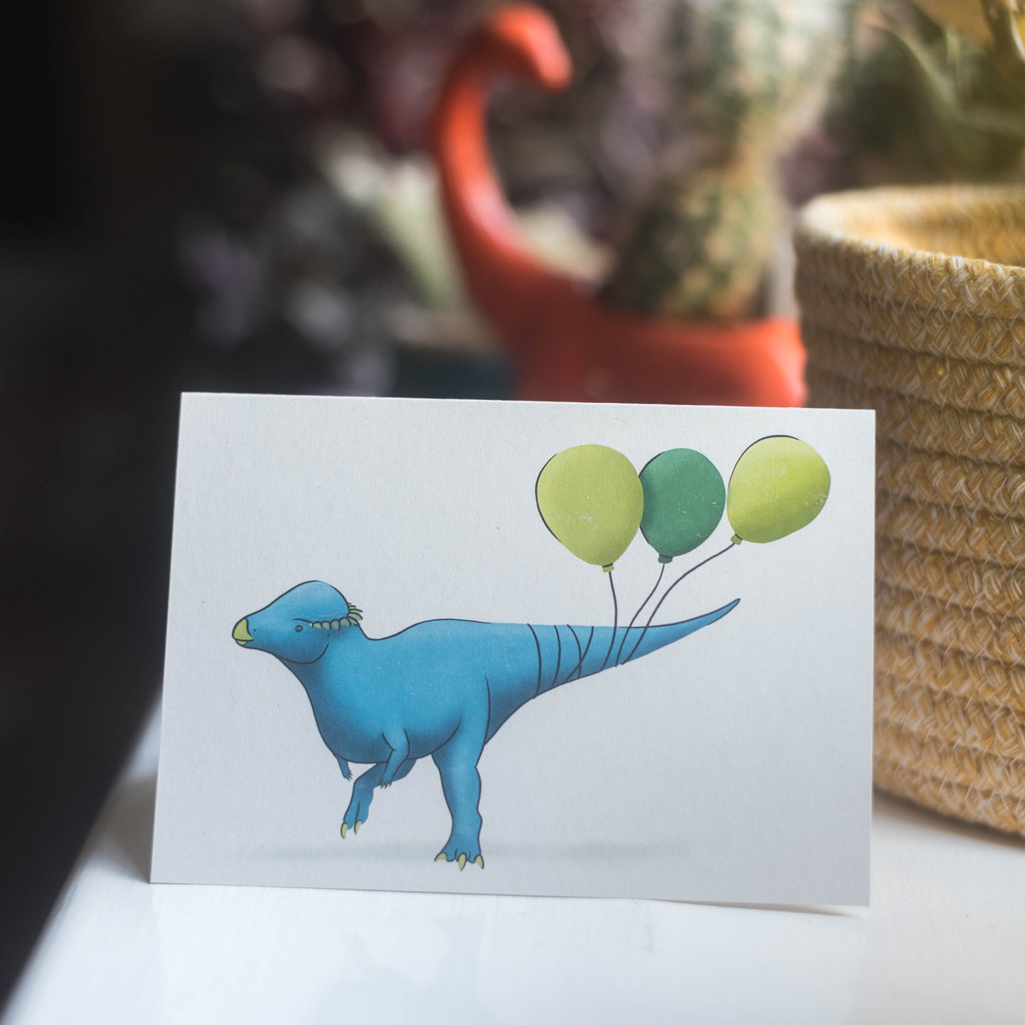 Balloon Acrotholus Greetings Card