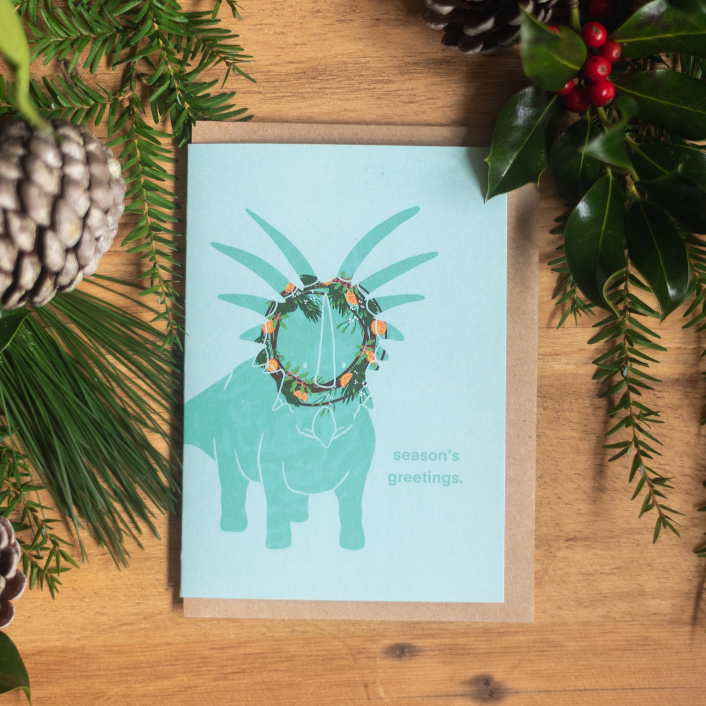 Bundle of Dinosaur Christmas Cards