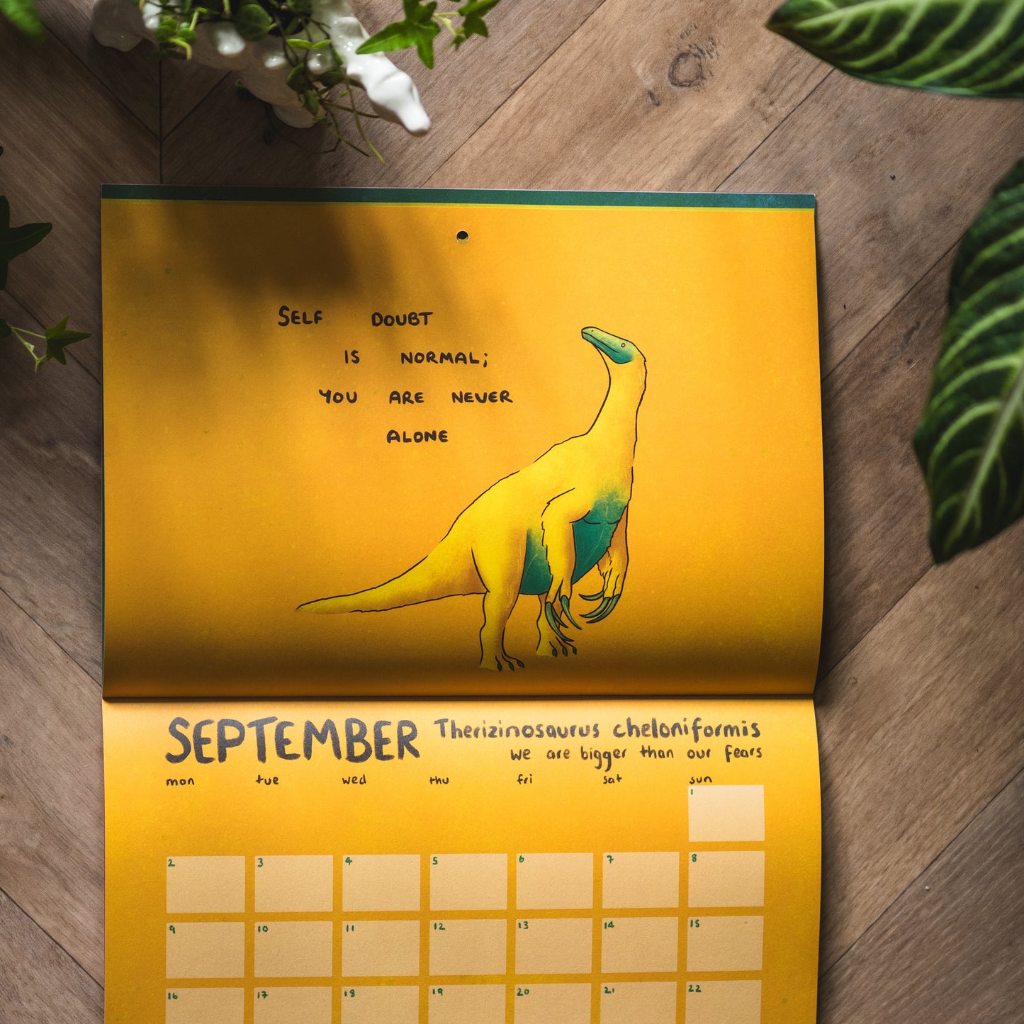 The Motivational Dinosaur Calendar 2024