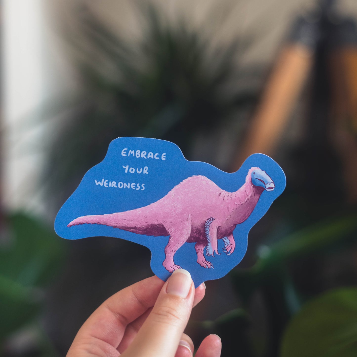 Deinocheirus Embrace Your Weirdness Sticker
