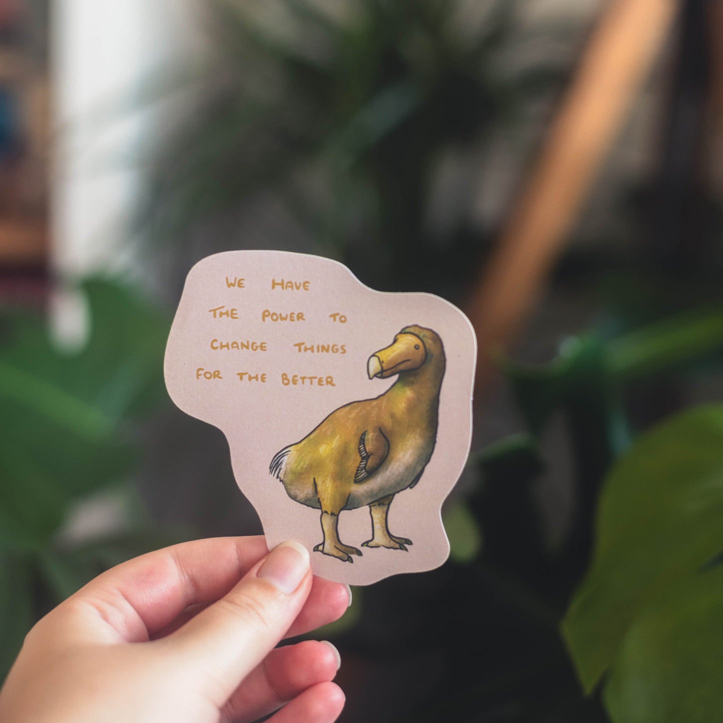 Dodo We Can Change Things Sticker