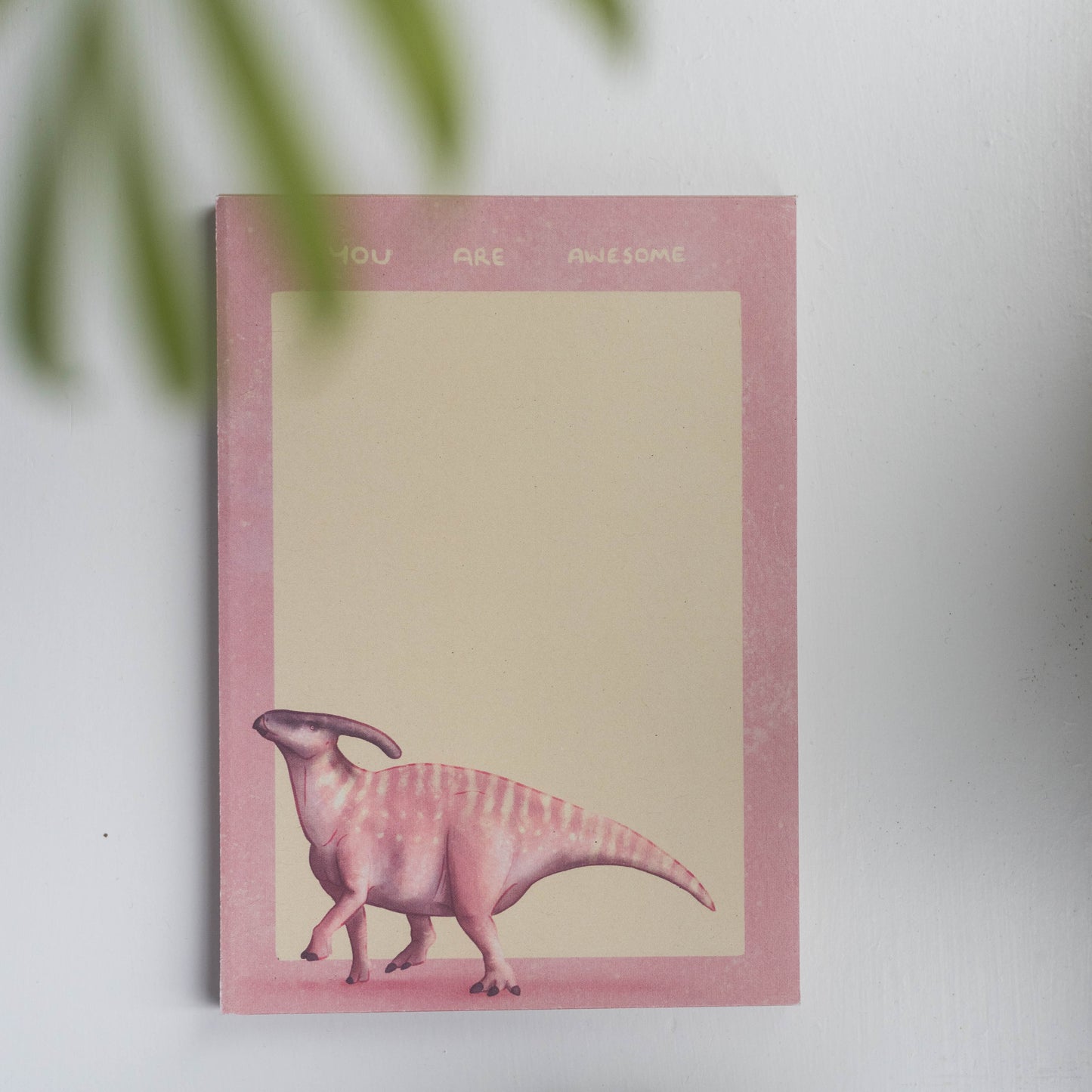 Parasaurolophus You Are Awesome A6 Notepad