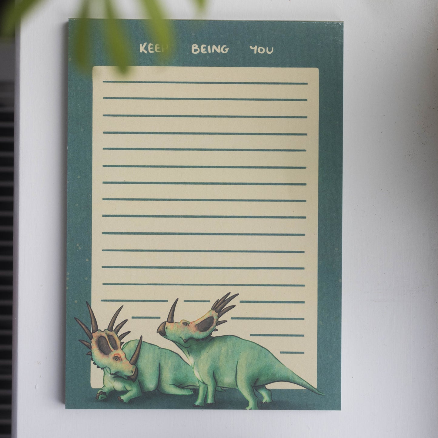 Styracosaurus Keep Being You A5 Notepad