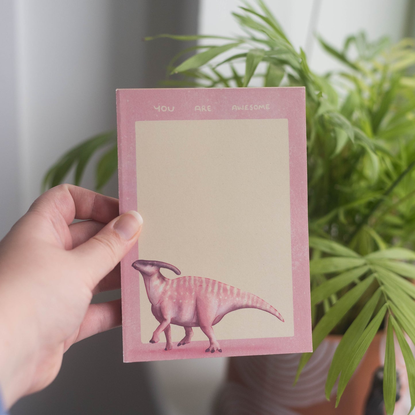 Parasaurolophus You Are Awesome A6 Notepad