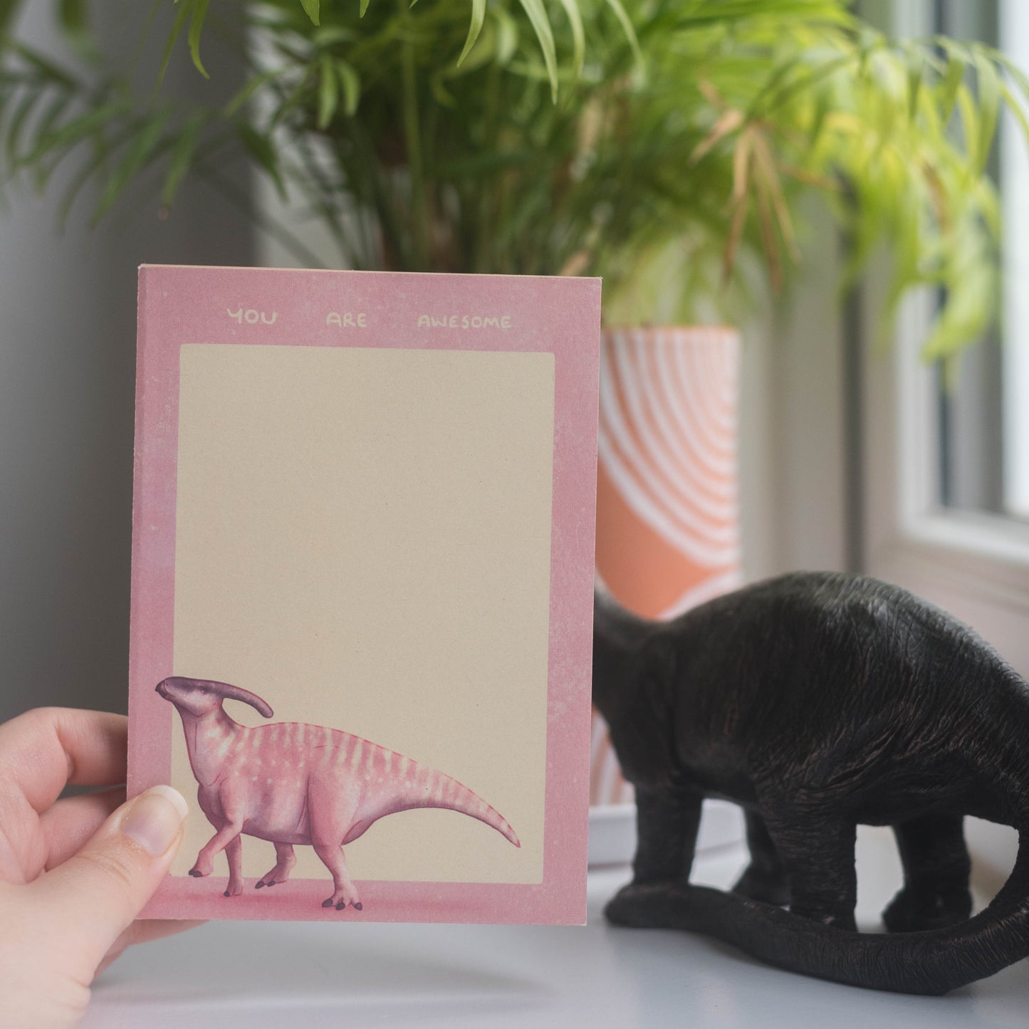 Parasaurolophus You Are Awesome A6 Notepad