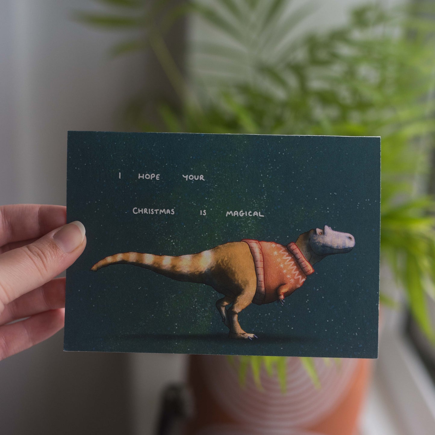 Christmas Jumper Nanuqsaurus Greetings Card