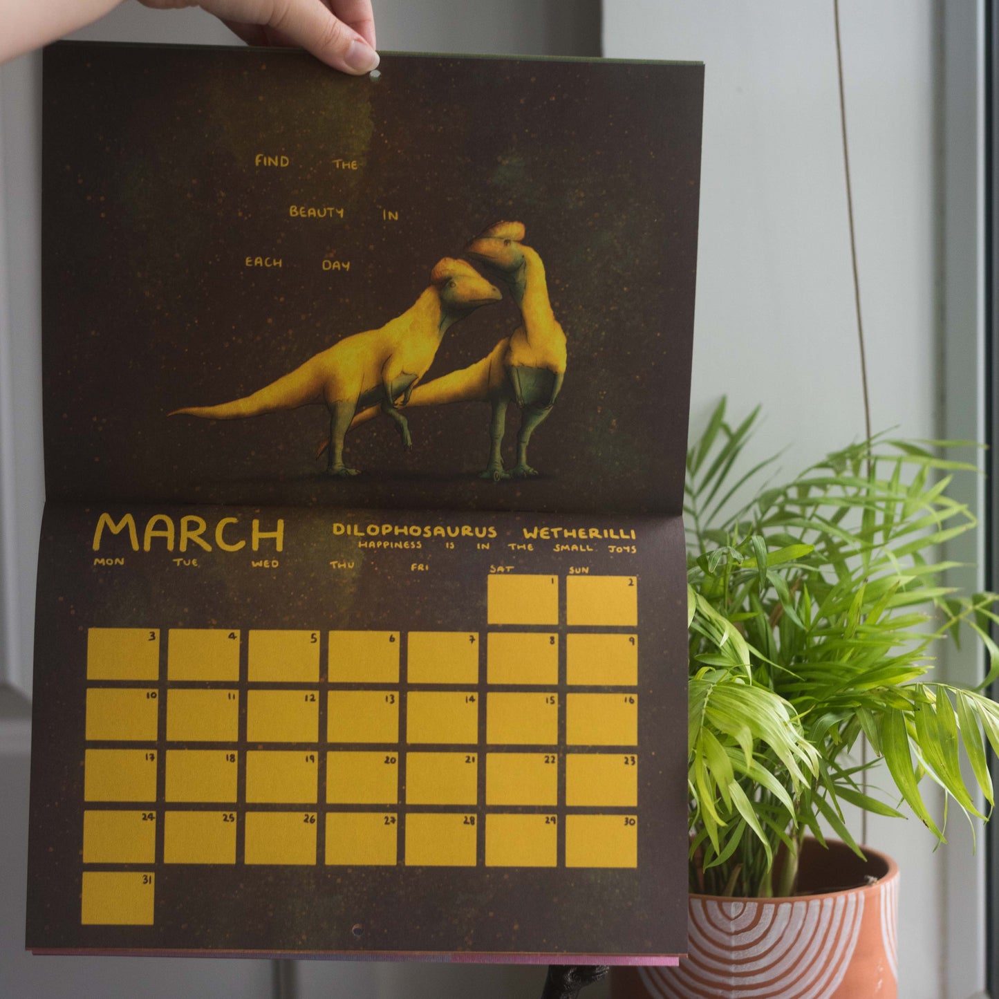 The Motivational Dinosaur Calendar 2025