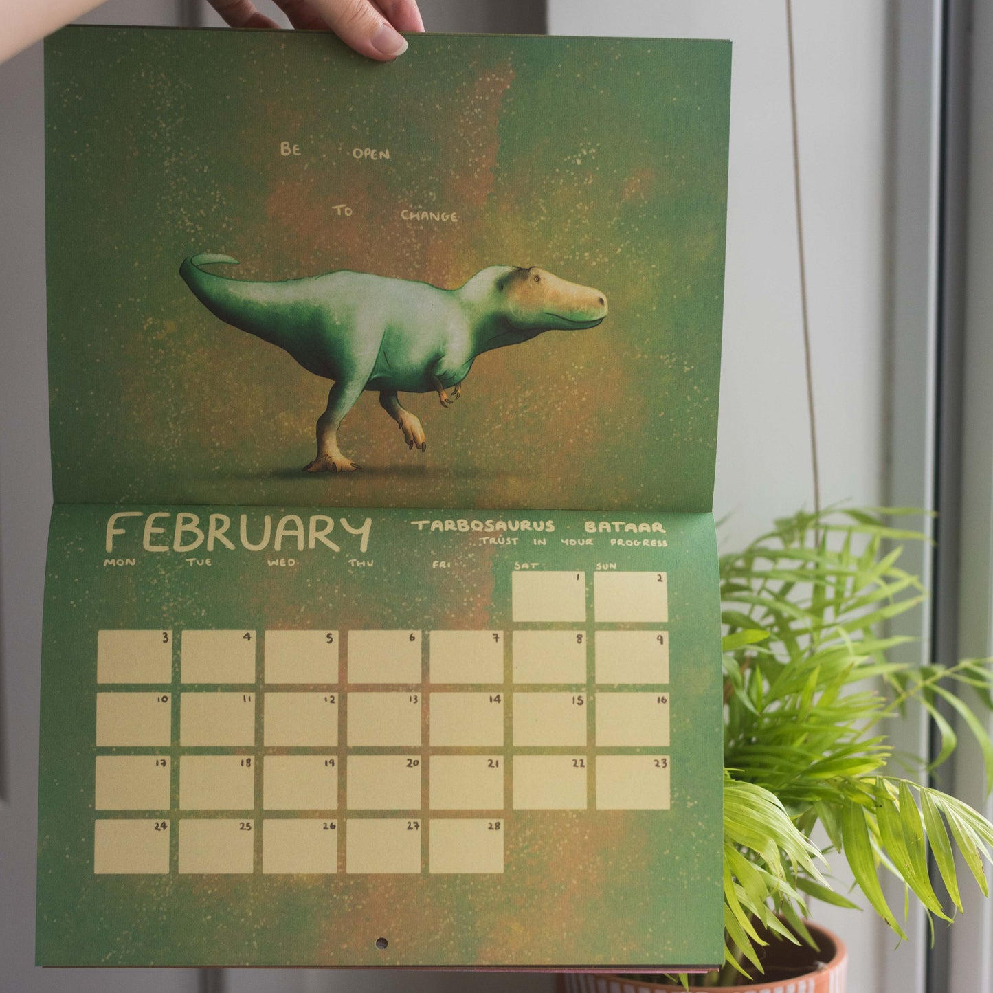 The Motivational Dinosaur Calendar 2025