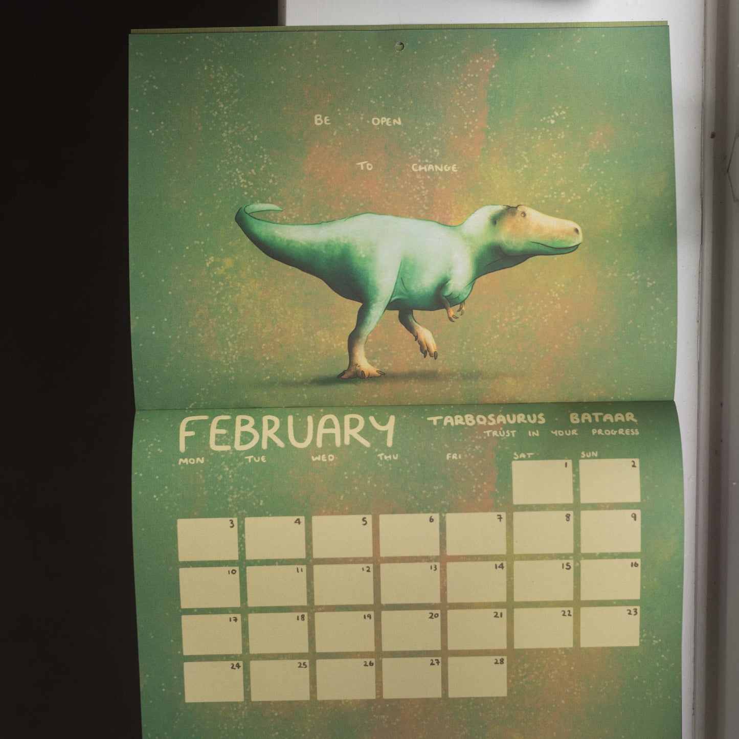 The Motivational Dinosaur Calendar 2025