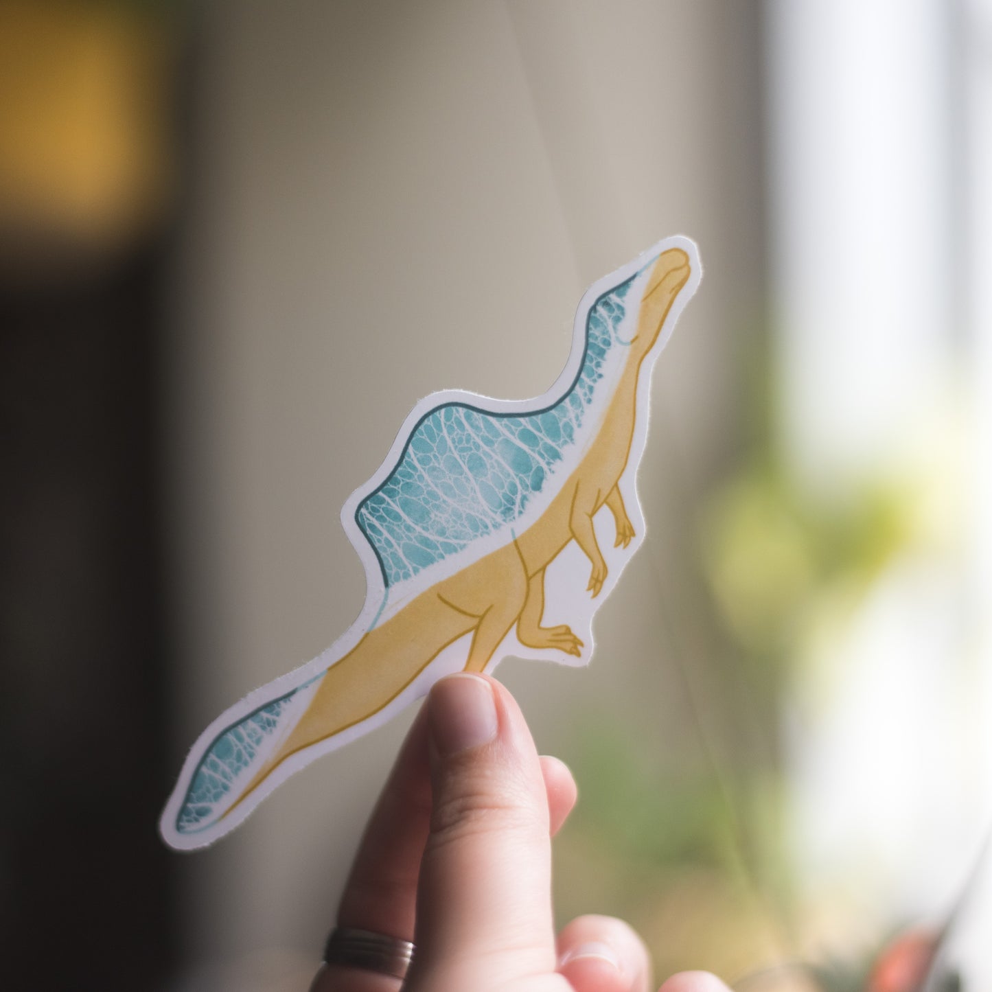 Bundle of Aquatic Themed Spinosaurid Vinyl Stickers