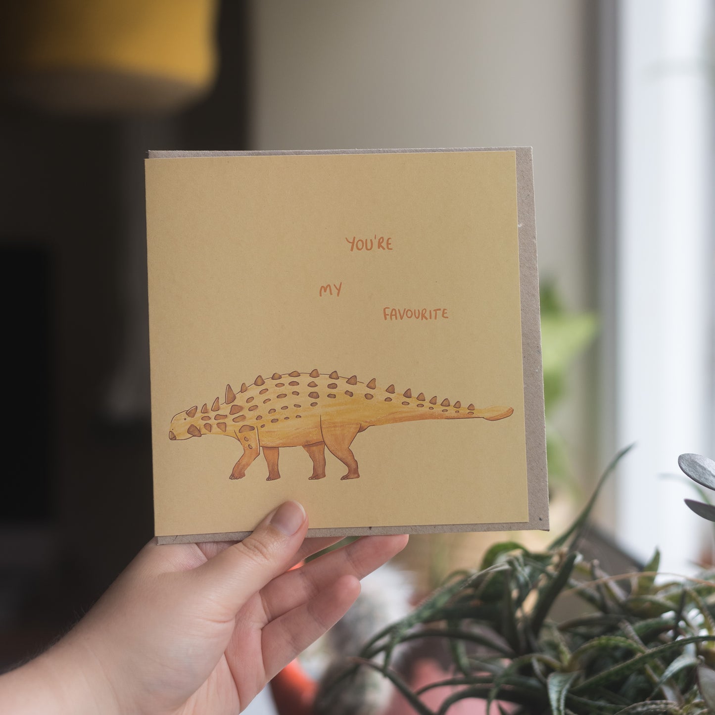 Euoplocephalus You're My Favourite Greetings Card