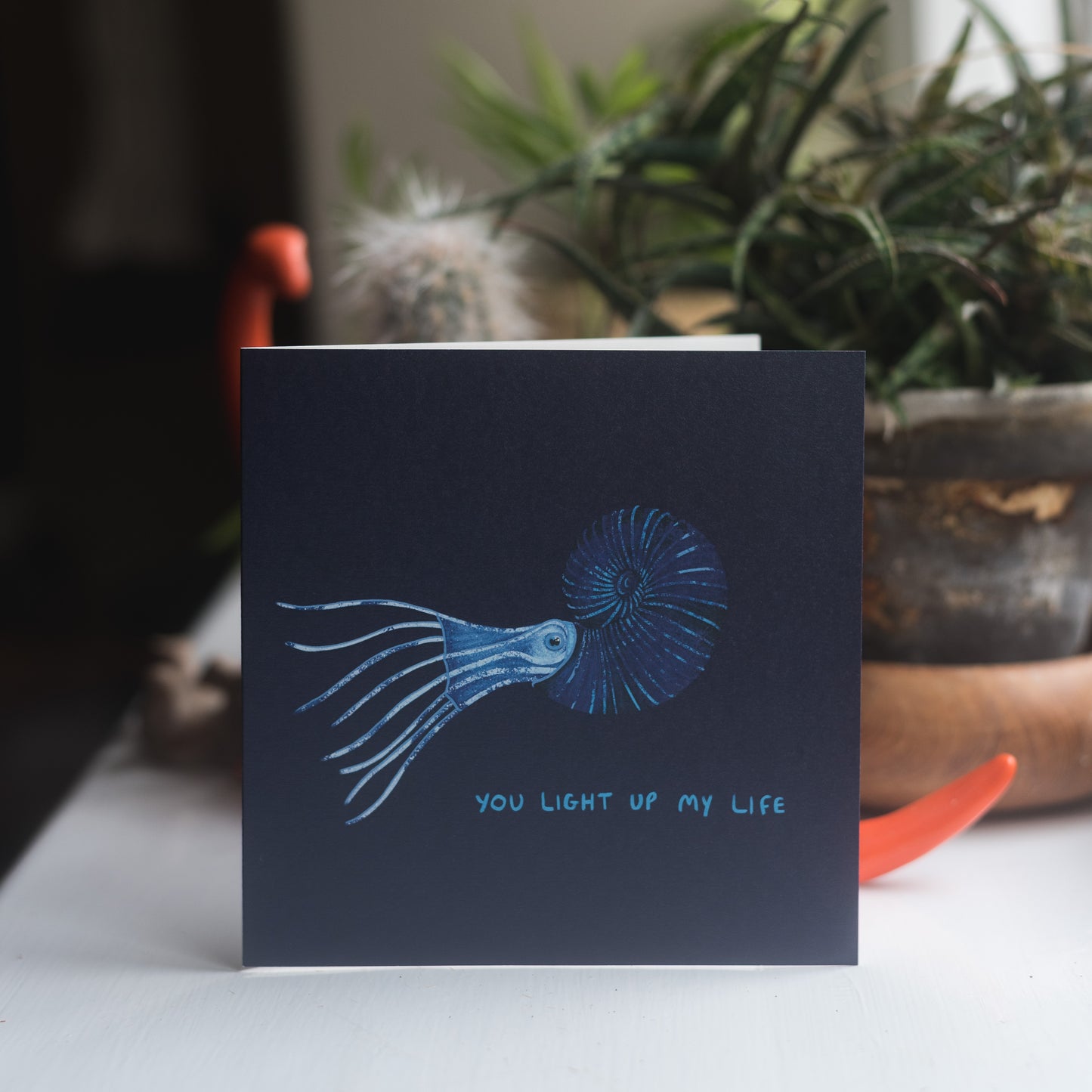 Ammonite You Light Up My Life Greetings Card